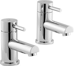 Ultra Quest Bath Taps (Pair, Chrome).