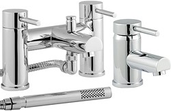 Ultra Quest Basin & Bath Shower Mixer Tap Set (Free Shower Kit).