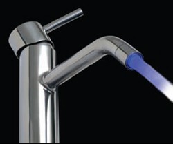 Vado Ethos Basin Tap With LED Backlights & Dynamo Unit (Chrome).