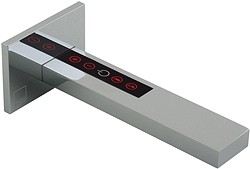 Vado Identity Digital Basin Tap With Concealed Control Unit (Wall Mounted).