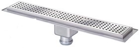 Waterworld Rectangular Wetroom Shower Channel, Bottom Outlet. 500x100mm.