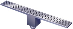 Waterworld Rectangular Wetroom Shower Drain, Bottom Outlet. 1100mm.