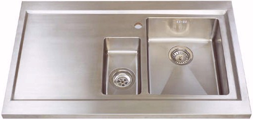 Bistro 1.5 bowl sit on work centre with left hand drainer & extras. additional image