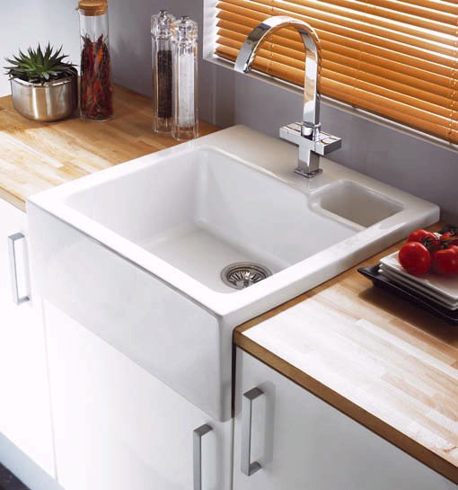 Canterbury 1.5 bowl sit-in ceramic kitchen sink additional image