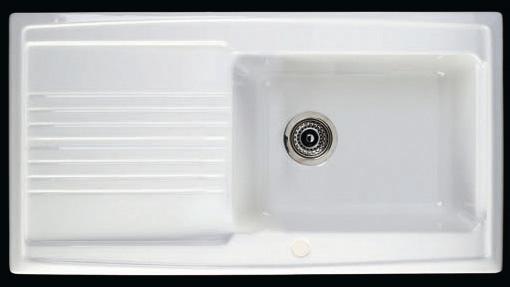 Equinox 1.0 bowl ceramic kitchen sink. additional image