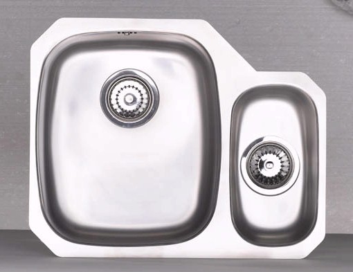 Opal S3 1.5 bowl right handed stainless steel kitchen sink. additional image