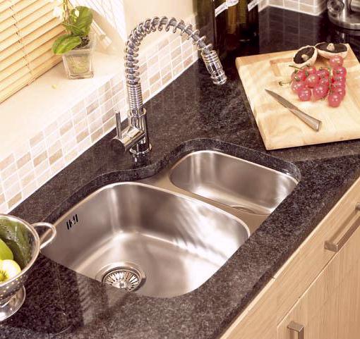 Opal S3 1.5 bowl right handed stainless steel kitchen sink. additional image