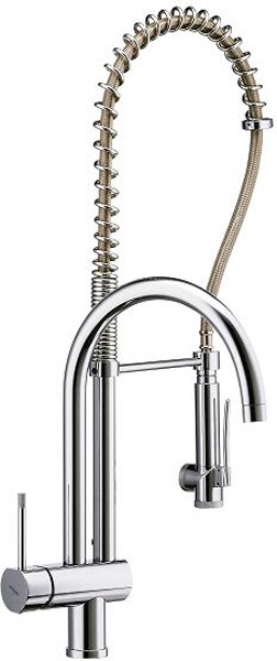 Alto Professional Kitchen Tap With Rinser (Chrome). additional image