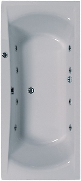 Aquamaxx Whirlpool Bath. 8 Jets. 1800x800mm. additional image