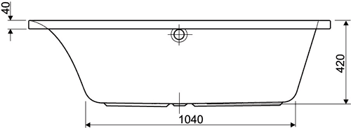 Corner Whirlpool Bath. 14 Jets. Left Handed. 1500x1000mm. additional image