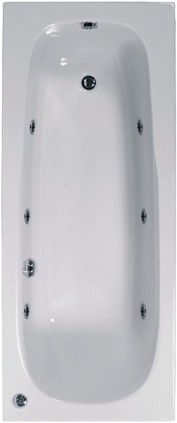 Aquamaxx Whirlpool Bath. 6 Jets. 1600x700mm. additional image