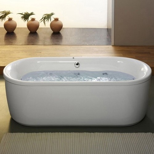 Freestanding 14 Jet Whirlpool Bath. 1800x800. additional image