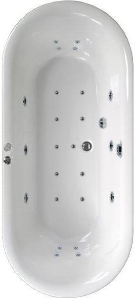 Eclipse Whirlpool Bath. 24 Jets. 1800x800mm. additional image