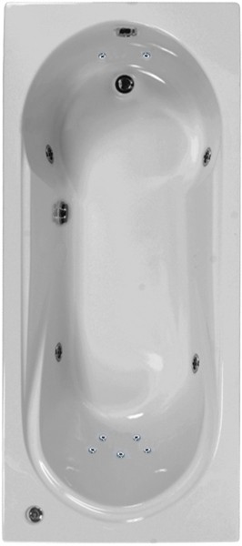 Aquamaxx Whirlpool Bath. 11 Jets. 1700x750mm. additional image
