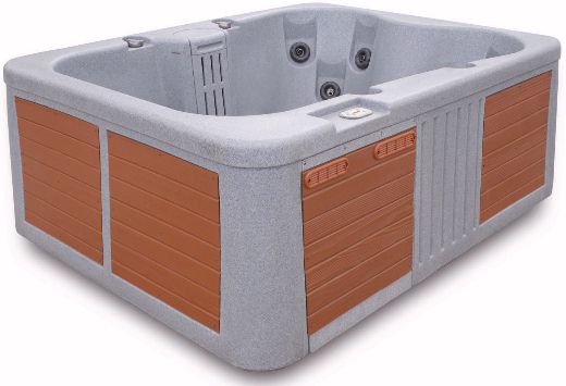Matrix Deluxe hot tub. 4 person + free steps & starter kit (Onyx). additional image