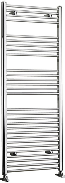 Capri Bathroom Radiator (Chrome). 600x1450mm. additional image