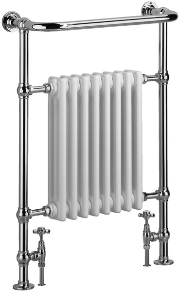 Harmonia 1 Bathroom Radiator (Chrome). 675x952mm. additional image