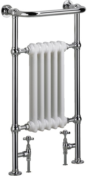 Harmonia 10 Bathroom Radiator (Chrome). 500x940mm. additional image