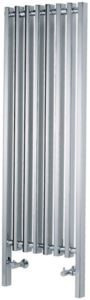 Quadrato Bathroom Radiator (Chrome). 565x920mm. additional image