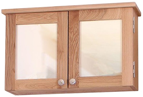 Mirror Bathroom Cabinet (Oak). Size 630x380mm. additional image