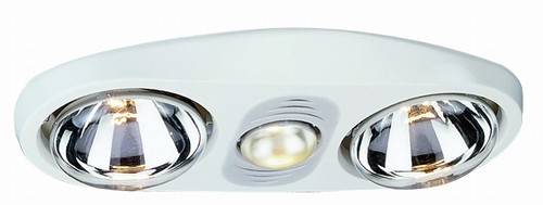 Bathroom Light, Dual Heaters And Extractor Fan In One Unit. additional image