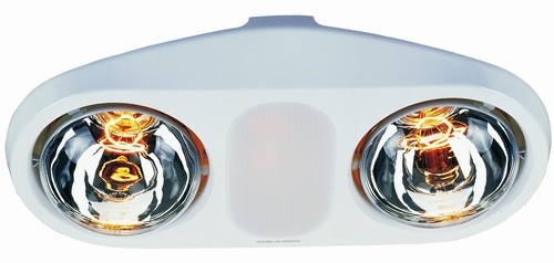 Bathroom Light, Dual Heaters And Extractor Fan In One Unit. additional image