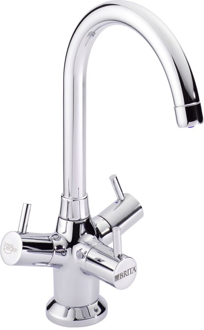 Titanium Modern Water Filter Kitchen Tap (Chrome). additional image