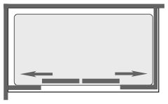 Ultra 1400mm 4 panel jumbo sliding shower enclosure door. additional image