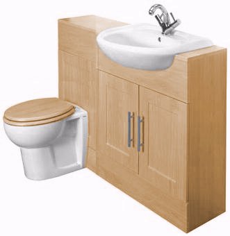 Chilternhurst Bathroom Furniture Set (Maple). additional image