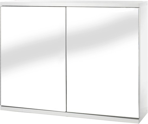 Mirror Bathroom Cabinet With 2 Doors.  600x450x140mm. additional image