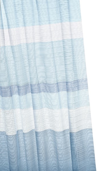 Shower Curtain & Rings (Tranquil Stripe, 1800mm). additional image