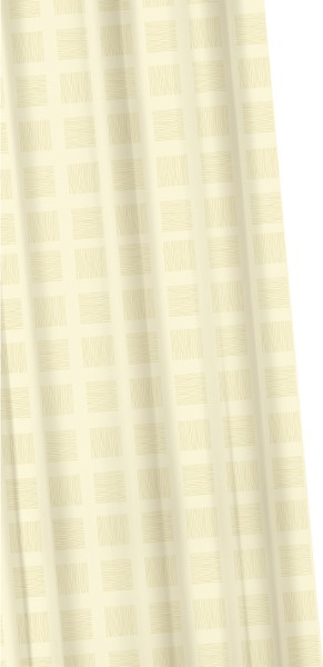 Shower Curtain & Rings (Weave Ivory, 1800mm). additional image