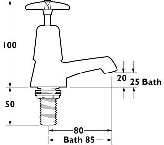 Basin Taps (Pair). additional image