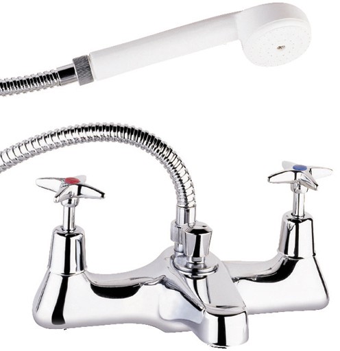 Bath Shower Mixer Tap With Shower Kit. additional image