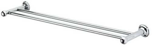 Double Towel Rail 640mm (Chrome). additional image