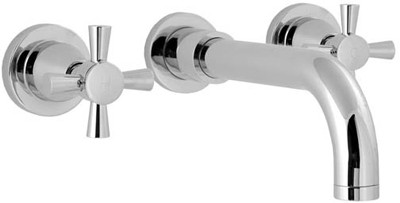 3 Hole Wall Mounted Basin Mixer Tap. additional image