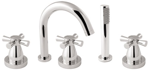 5 Hole Bath Shower Mixer Tap. additional image