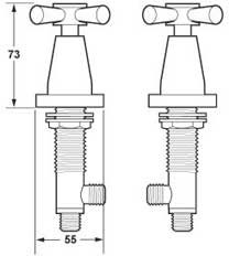 1/2" Side Valves (Pair). additional image