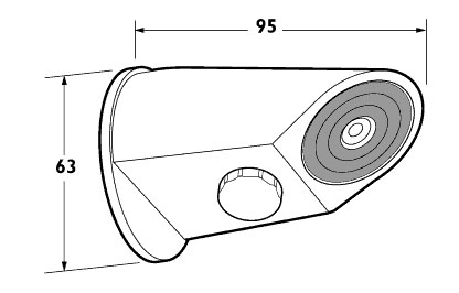 Anti-Vandal Shower Head. additional image