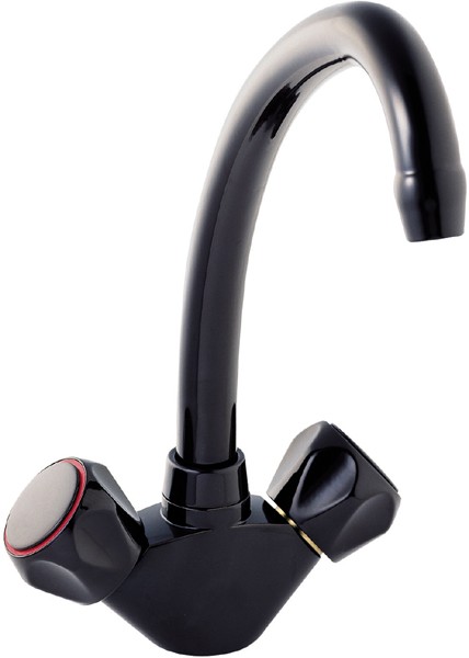 Dual Flow Kitchen Tap With Swivel Spout (Mocca Brown) additional image