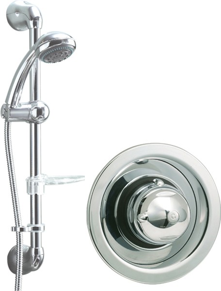 Thermostatic Concealed Shower Kit (Chrome). additional image