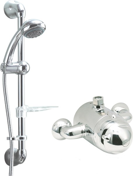 Thermostatic Exposed Shower Kit (Chrome). additional image