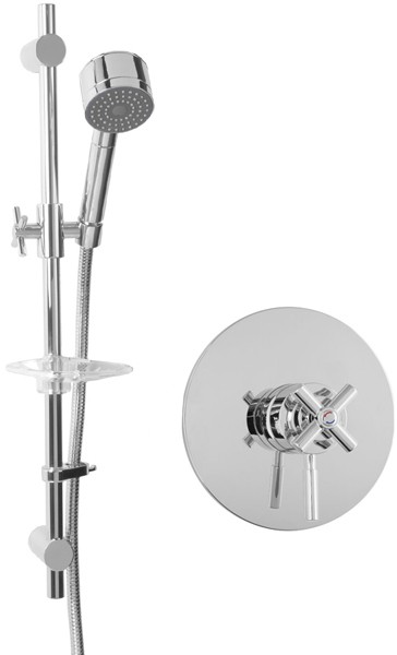 TMV2 Thermostatic Concealed Shower Valve Kit (Chrome). additional image