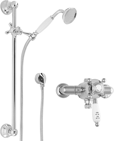 TMV2 Thermostatic Exposed Shower Valve Kit (Chrome). additional image