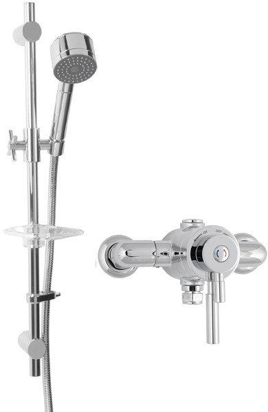 TMV2 Thermostatic Exposed Shower Valve Kit (Chrome). additional image