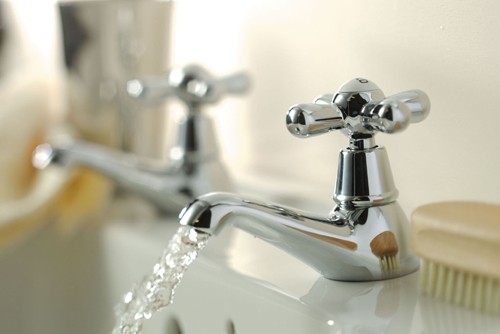 Basin Taps (Pair, Chrome). additional image