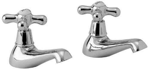 Bath Taps (Pair, Chrome). additional image