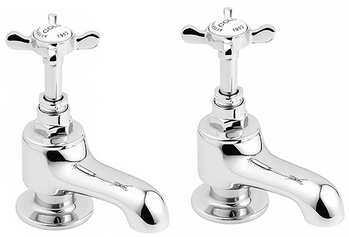 Bath Taps (Pair, Chrome). additional image