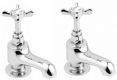 Vanity Basin Taps (Pair, Chrome). additional image