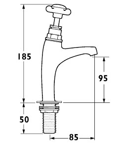 Coronation BS5412 High Neck Sink Taps (Pair) additional image